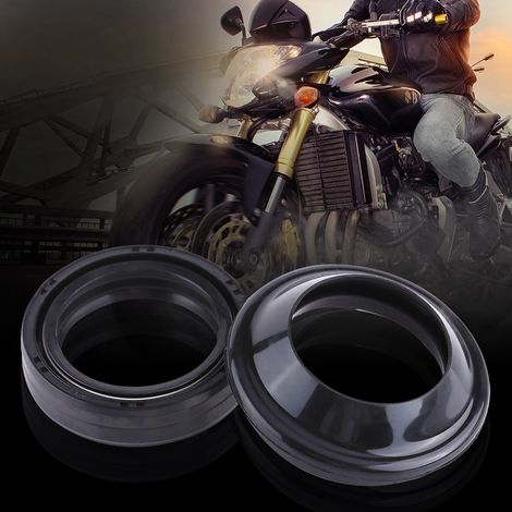 Kit d'amortisseur de fourche avant de moto avec joint d'huile 314310,3 mm et cache-poussière (1/5)