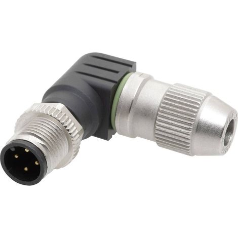 Fiche broche mâle HARTING HARAX® M12-S 21011405081 mâle, coudé Pôle: 4 1 pc(s) (1/3)