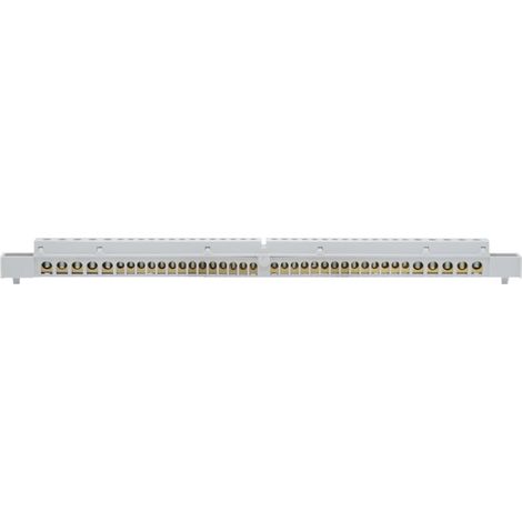 Bornier isolé ETTROIT pour tableau électrique 18 modules avec connexion terre et neutre - DB112012