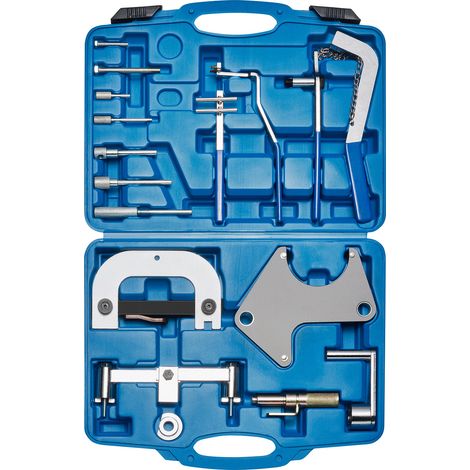 Kraftplus – Kit de calage de distribution pour Renault et Volvo – Outils professionnels pour vilebrequin et arbre à cames – Coffret robuste