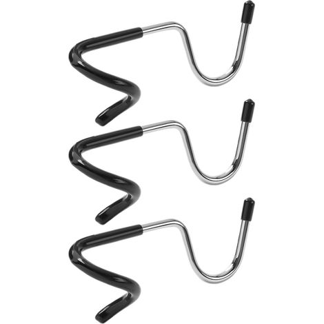 3 Pièces Crochets de Suspension S pour Lampes de Camping Extérieur Lot de Crochets Métalliques Robustes Accessoires Polyvalents pour Tentes et Luminaires de Jardin Support Solide