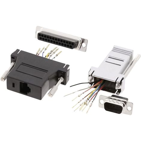 MH Connectors DA9-PMJ8-M-K-RC D-SUB Adapter D-SUB-Stecker 9pol. - RJ45-Buchse 1 St.