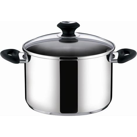 Tescoma pentola con coperchio cm. 24 presto 728024 per cucina casa