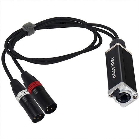 Rallonge de câble réseau XLR à 2 canaux, rallonge de signal réseau, connecteur XLR mâle 3 broches vers RJ45 Ethernet mâle (1/4)
