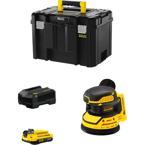 Lijadora Rotorbital STANLEY FatMax SFMCW220D1T (1 x 2,0 Ah + Cargador + TSTAK VI) (1/5)