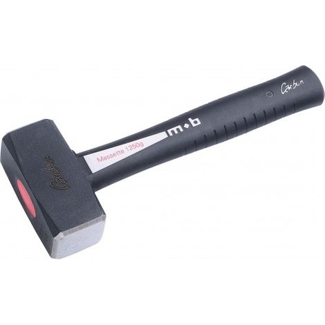 MOB - Massette angles abattus manche carbon quadrimat