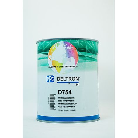 PPG DELTRON D754 BC BLAU TRANSP. 1 LITER