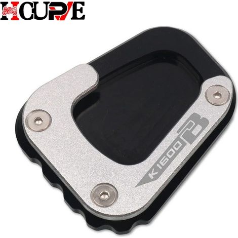 (K1600B Noir) Extension de béquille latérale CNC compatible avec BMW K1600B, K1600GT, K1600GTL (2017-2020) maxpower (1/4)
