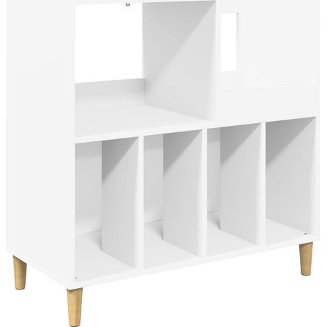 Soporte para tocadiscos Blanco 82 x 39,5 x 82,5 cm vidaXL