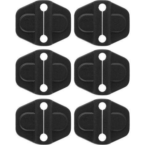 Cache-serrure de porte, 6 pièces, décoration de serrure de porte de voiture, garniture pour Jeep Wrangler JL JLU Sports Sahara Freedom Rubicon (1/4)