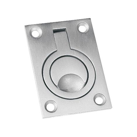IN16104 Cazoleta In.16.104 - Inox - ARO - Tirador de comodilla para encastrar tipo anilla (1/3)