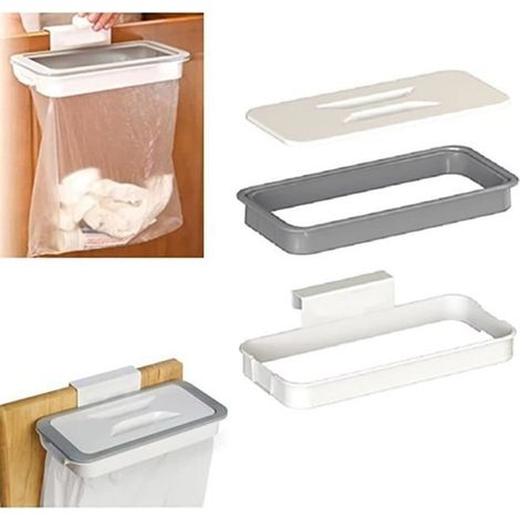 quanjucheer Support pour sac poubelle de cuisine et agrave,suspendre, panier et agrave,ordures et agrave,suspendre,taille 24 (1/3)