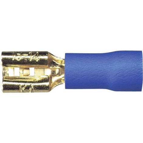 Fiche plate 4,8-2,5 mm Sinuslive FS 4,8-2,5 FLACHSTECKER, 10 STÜCK