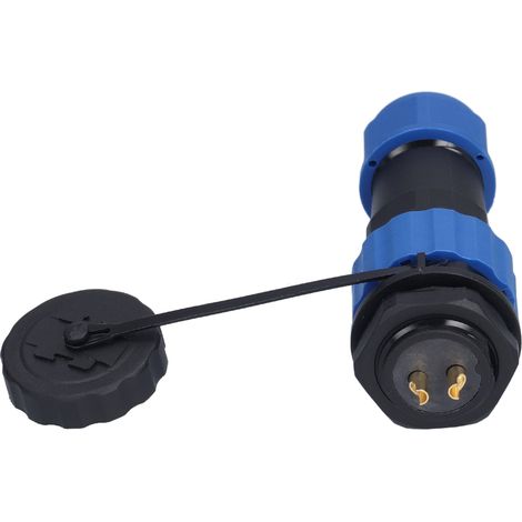 Connecteur étanche IP68 pour prise et fiche aviation, écrou arrière, bornes mâle et femelle, 380 V, broche SP202 (1/5)