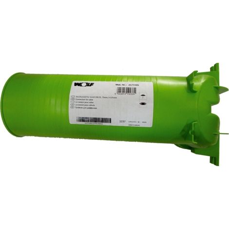Wolf Anschlussteil Luftverteilerschlauch DN 63/52 Ventil DN 125 (1/2)