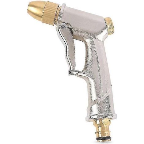 Garden Hose Spray Gun With Full Brass Nozzle High Pressure Spray Nozz (1/5)