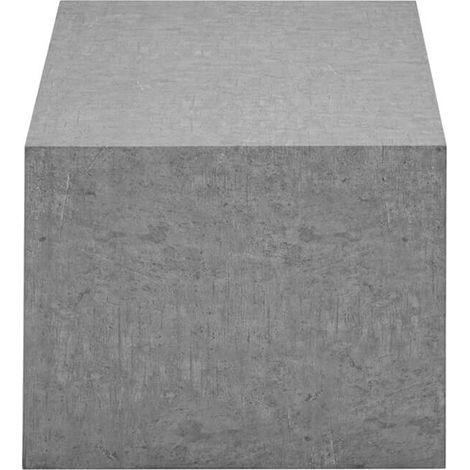 HOME DELUXE - Mesita de mármol AMIRI L Color: Gris, Tamaño: 95 x 40 x 50 cm (1/5)