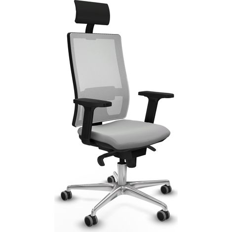 Bürostuhl piqueras y crespo Horna hellgrau Schaumstoff gepolstert (1/2)