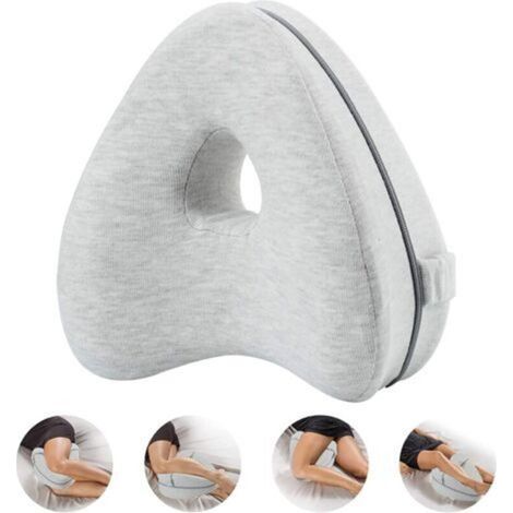 Questo cuscino è progettato per gambe, ginocchia e schiena. Di forma ergonomica per dormire sul fianco, è composto da schiuma viscoelastica di alta qualità e da una federa di alta q (1/5)