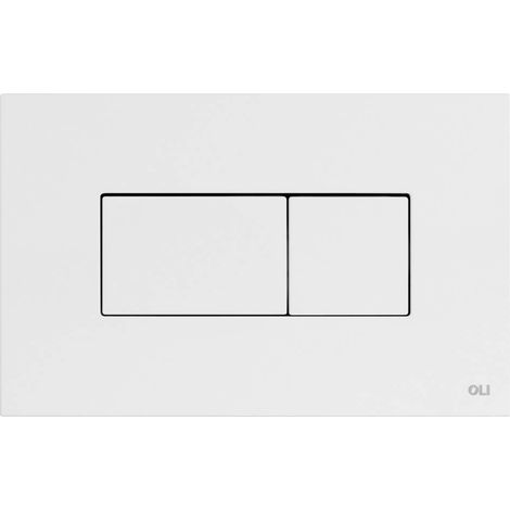 Placca di scarico incasso pneumatica bianco karisma oli 0641001