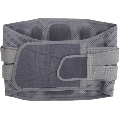 Ceinture lombaire respirante avec plaque en acier pour soulager la douleur lombaire, hernie discale et sciatique (1/5)