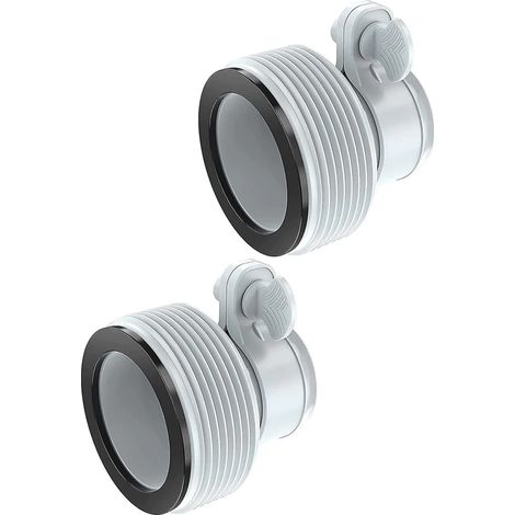 Colliers de serrage en acier inoxydable pour accessoires de piscine hors sol, adaptateur de tuyau de piscine offrant un support multifonctionnel pour une installation facile (1/5)