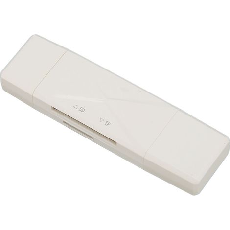 Dual-Slot-Kartenleser, universell kompatibel mit USB Typ-C/Micro USB A OTG-Adaptern, unterstützt Hochgeschwindigkeits-Datenübertragung und eignet sich für Geräte wie iPhone, iPad, MacBook und Galaxy. (1/4)