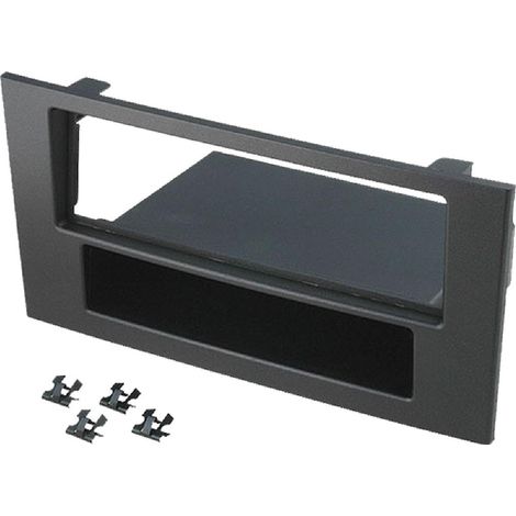 Facade Autoradio FA147A Compatible avec Ford Mondeo 03-07 Visteon 1Din - Anthracite