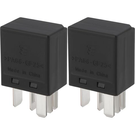 Pack of 2 micro relays 12V/25A 5-pin V23074-A1001-A403 for automotive conversion switch, heater, fans, pumps and headlights (1/5)