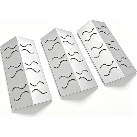 Set mit 3 Edelstahl-Wärmereflektoren, 32,5 cm, für Rösle Videro Nero, Vario+, für Rösle Videro G2, G3, G4, G6 und Sansibar (1/5)