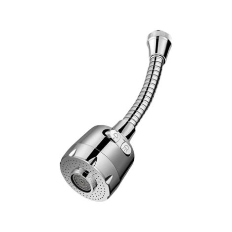 Rallonge Robinet Cuisine, Economiseur D'eau pour Robinet, Aérateur de Robinet, Robinet d'eau Pivotante à 360° pour Accessoires de Salle de Bain et de Cuisine (1/4)