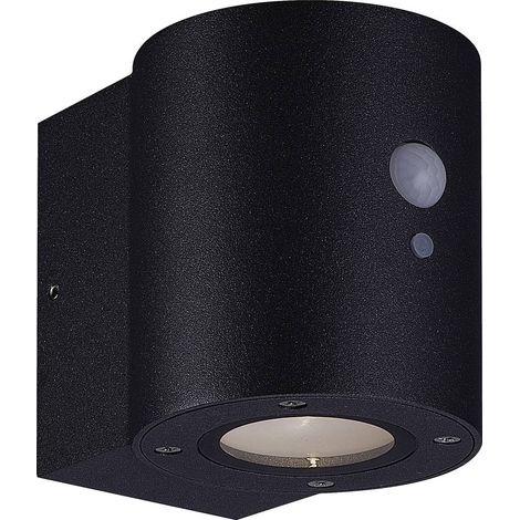Megatron Loky MT70017 Projecteur mural solaire avec détecteur de mouvements 1 W LED noir D027042