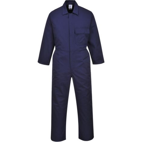 Buzo estándar de trabajo con bolsillo en pecho y laterales Regular PORTWEST C802 L Azul marino