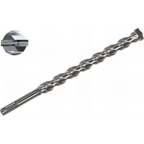 Coffret 7 forets béton SDS plus - diamètre 5 à 12mm - Pour béton armé - pierre - brique - granit mm