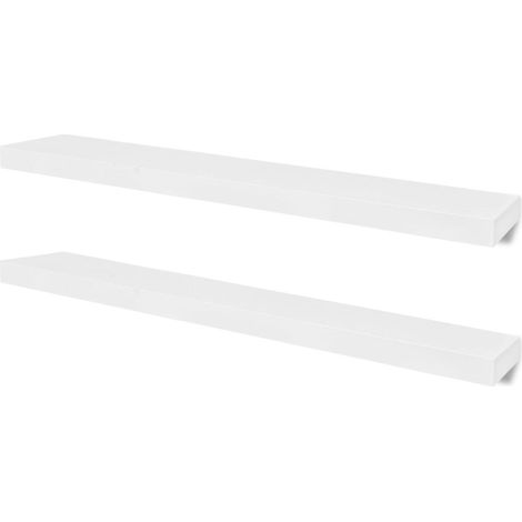 Estantería/armario de pared de MDF blanco para DVD/libros 2702111/2 (1/3)