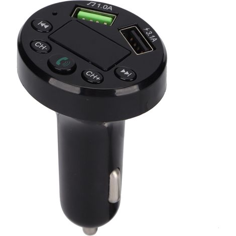 Émetteur FM Bluetooth pour voiture avec double USB et fonction mains-libres (1/5)
