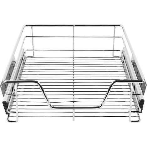 2 Cassetti telescopici per gli armadi di cucina e camera da letto,Guide cassetti, Guide Scorrevoli Per Cassetti  -46cm 46  14  44 cm (1/5)