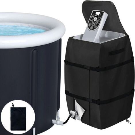 Spa cover with heating system, heat pump cover, waterproof spa cover, heat pump cover for spa, adjustable and foldable spa cover with drawstring and buckle. (1/4)