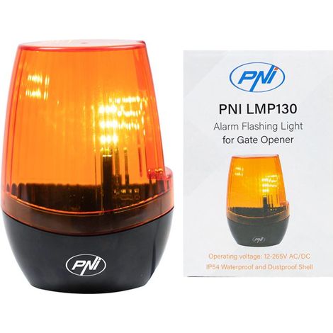 Accessoire de portail - PNI LMP130 - LED clignotant - Alimentation 12-265 V - IP54 (1/3)