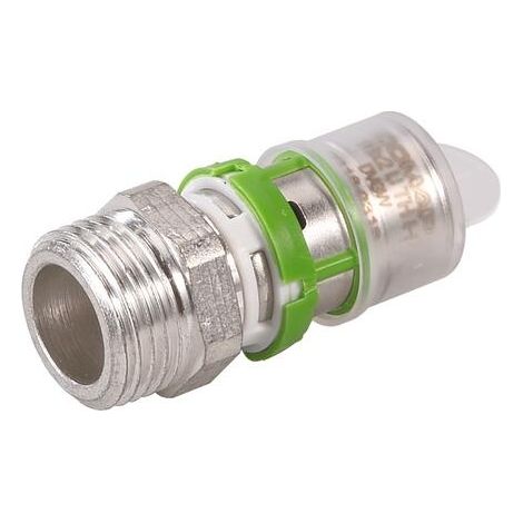 Raccord multicouche droit à sertir Ø26 - mâle 3/4'' (20/27) - Comap