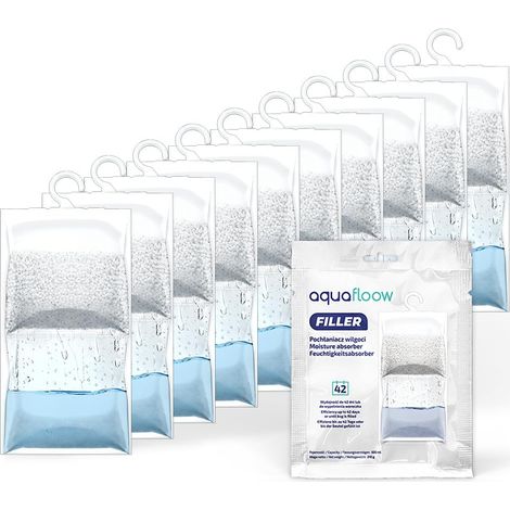 10x210G Déshumidificateur suspendu, Absorbeur d'humidité pour placard, Déshumidificateur suspendu Anti-humidité, Sac déshydratant résistant à l'humidité (1/5)