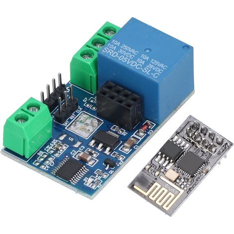 Module relais WiFi, commande à distance par application mobile, pour système domotique intelligent 5V ESP8266 (1/5)