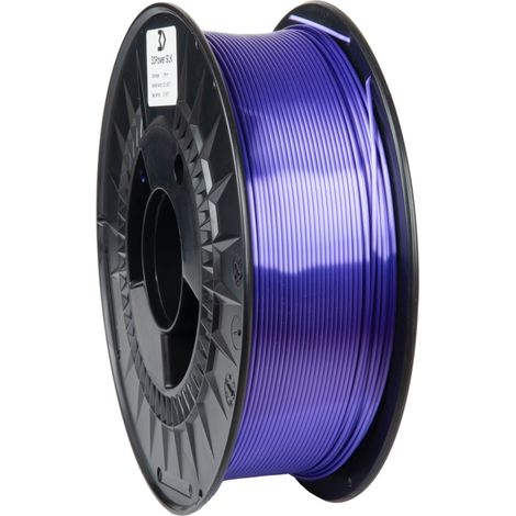 Filamento de seda PLA 3DPower de 1,75 mm, violeta, 1 kg (1/2)