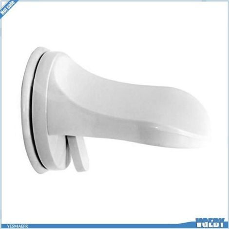 Repose-pieds de douche, pédale de salle de bain antidérapante avec ventouse, pour l'assistance aux jambes, au rasage et au lavage (1/3)