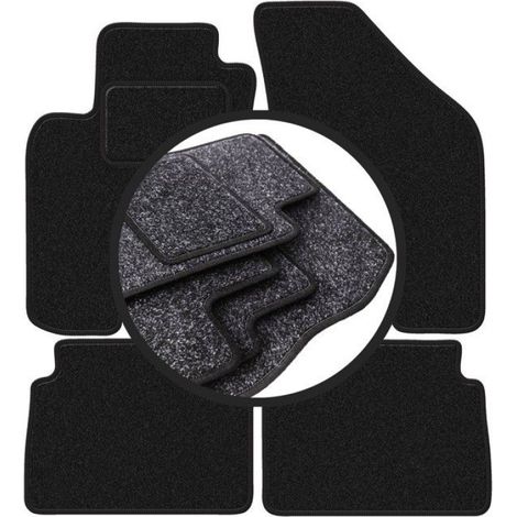Tapis De Voiture - Polypropylène - Pour Daewoo Nubira Berline Break 1997-2012 - Anthracite - Lot Complet (1/5)