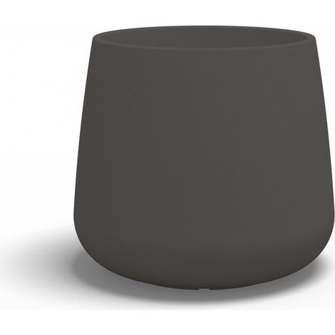 Vaso de Polímero Monacis Gota Antracita - Ø 63 - h 55 cm.
