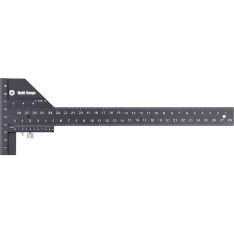 Règle de traçage pour le travail du bois, jauge de mesure de marquage, outil de menuiserie multifonctionnel en forme de T