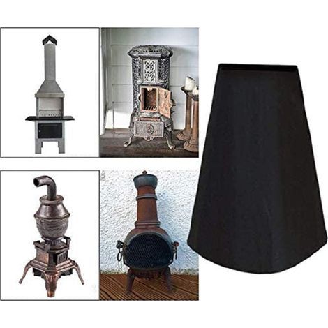 Housse de barbecue ronde 48 x 84 x 21 cm, en tissu Oxford imperméable
