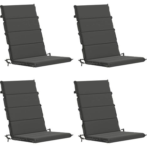 4-Piece High Back Bhair Cushions GEMERT 100% Polyester vidaXL (1/5)
