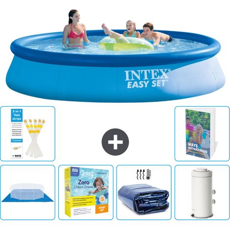 Intex Piscina Easy Set Rotonda - 396x84 cm - 7-pezzi  S71